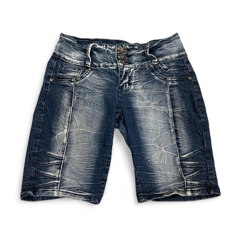 Gogo Star Brazilian Stretch Jeans Bermuda Shorts
